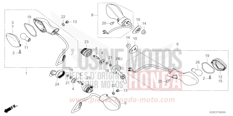 WINKER for MSX GROM A MAT GUNPOWDER BLACK METALLIC (NH436) from 2024